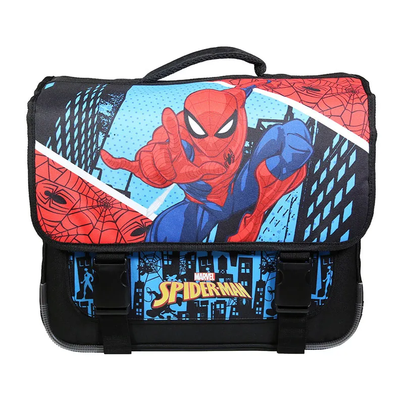 Cartable Spider-Man Bleu - 38x34cm-0