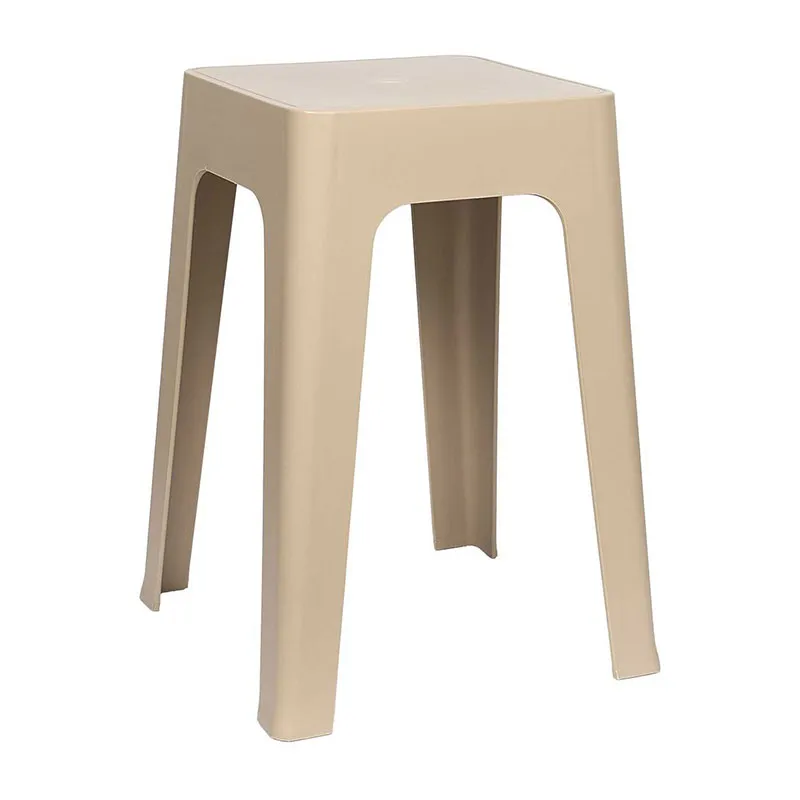 Tabouret empilable Spectra Beige - 34,5x34,5x47cm-0