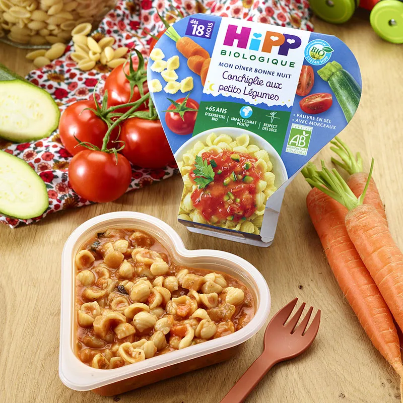 2 Assiettes Conchiglie aux Petits Légumes BIO - 2x260g-0