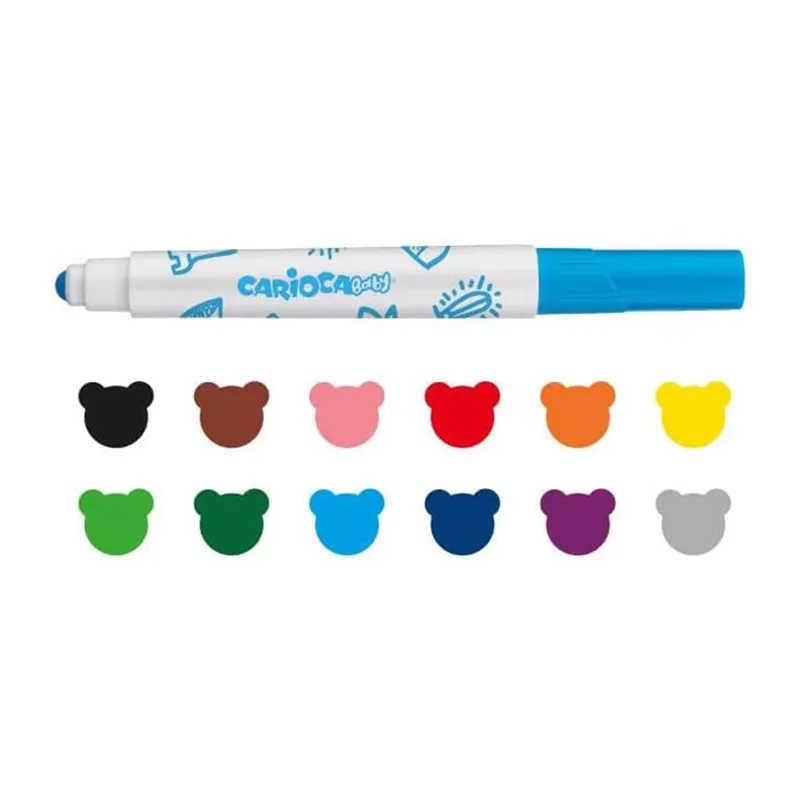Feutres larges Super-lavables Baby - 12pcs-2