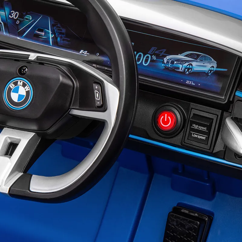 Voiture élec. BMW i4 Bleu - 36m+-7