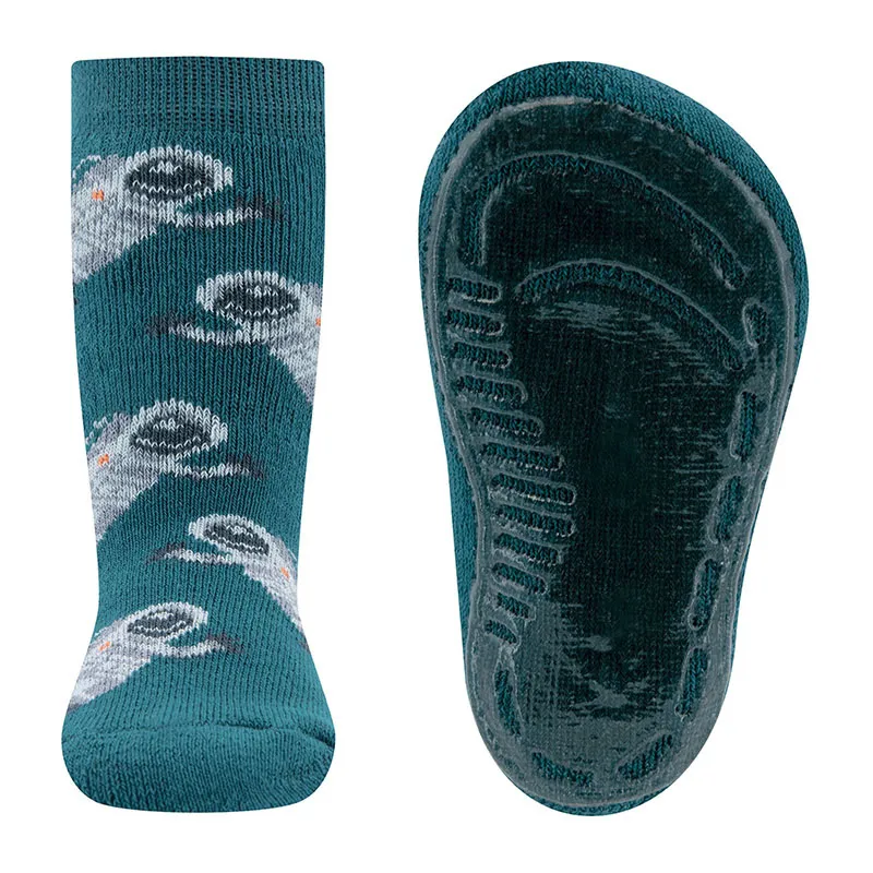 Chaussettes antidér. Astronaute - Vert Jade-0