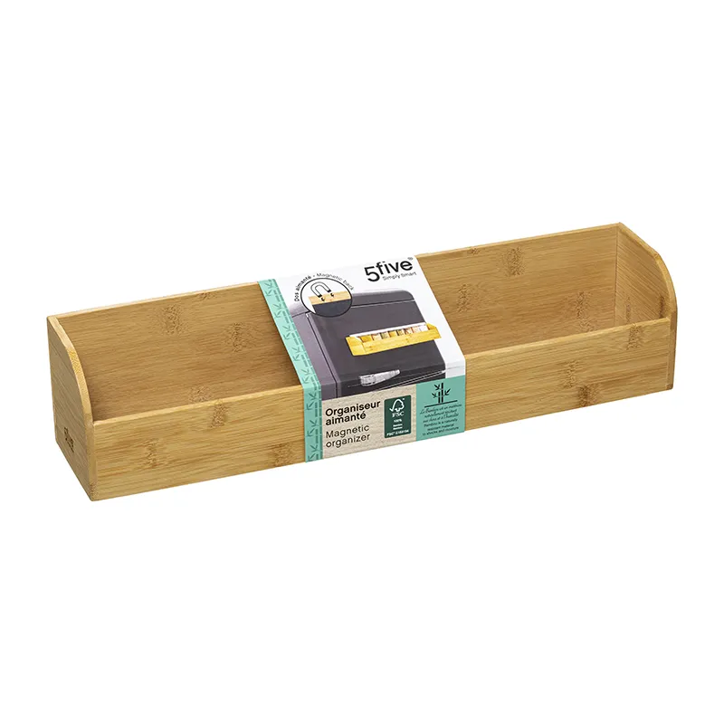 Organiseur cuisine aimanté Bambou - 44x9,5x9,7cm-2