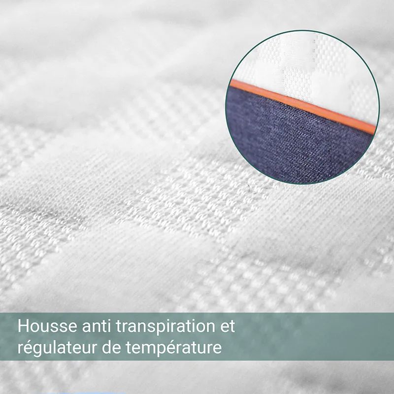 Matelas Hercule mém. de forme & déhoussable-3