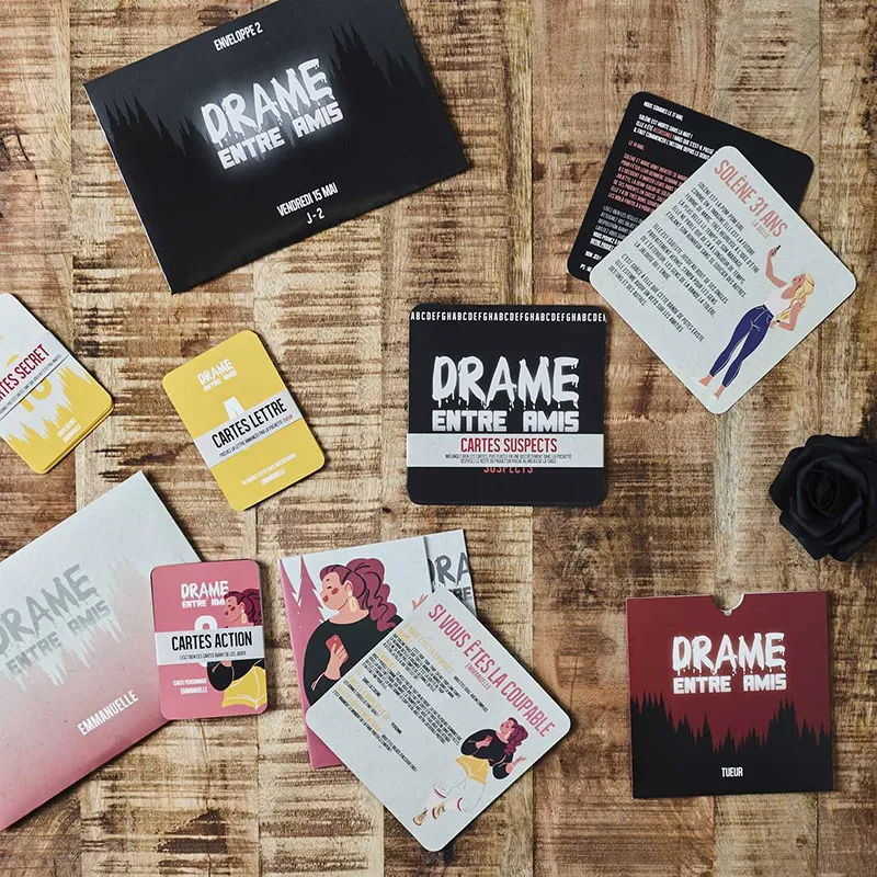 Jeu Escape Game Drame entre Amis - 35x45x5cm-0