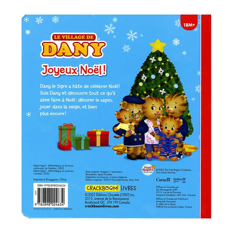 Livre avec rabats Le village de Dany Joyeux Noël - 0m+-1
