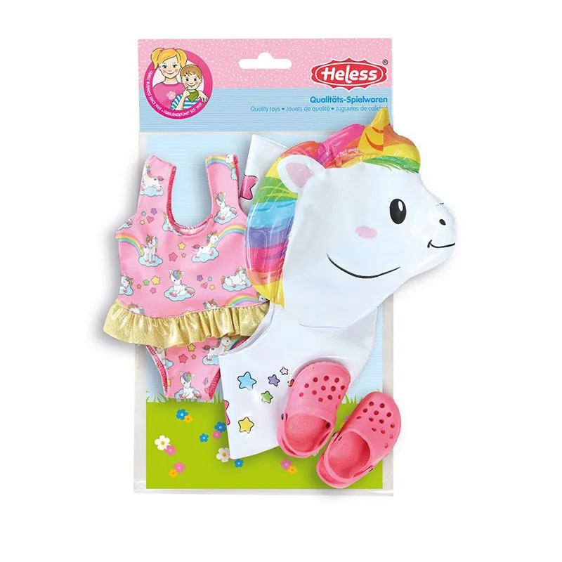 Set Piscine Licorne Henri - Poupée 28-35/35-45cm-4