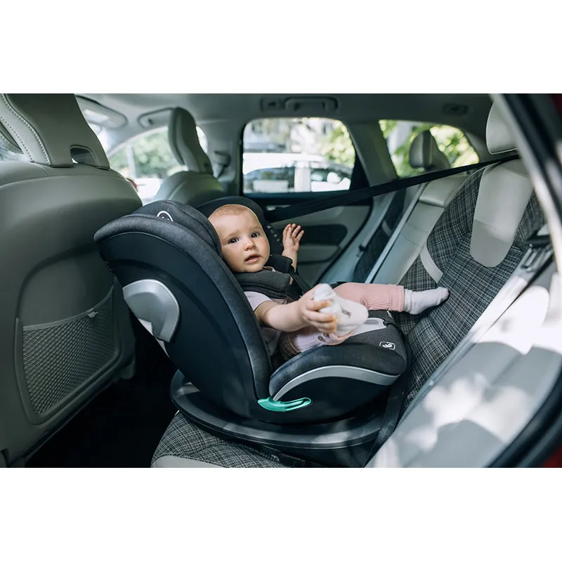 Siège-auto 360° I-Size/Isofix Opal 40-150 cm - Gris clair-5
