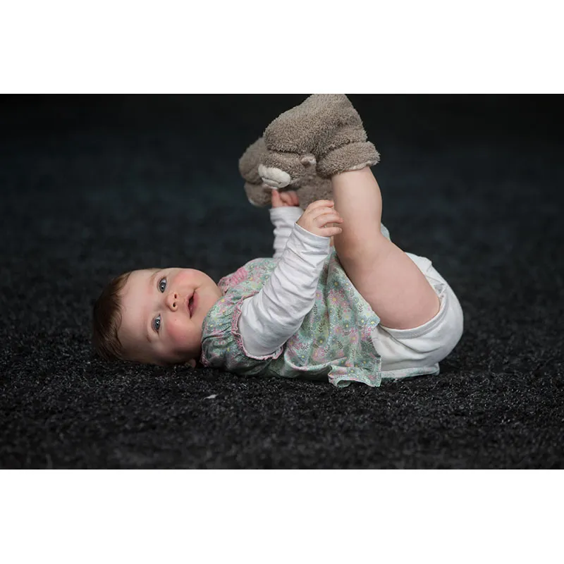 Chaussons-Hochets Tambo le Singe Marron- 0m+-4