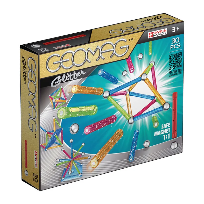 Jeu de construction magnét. Glitter 30pcs - 3+-0