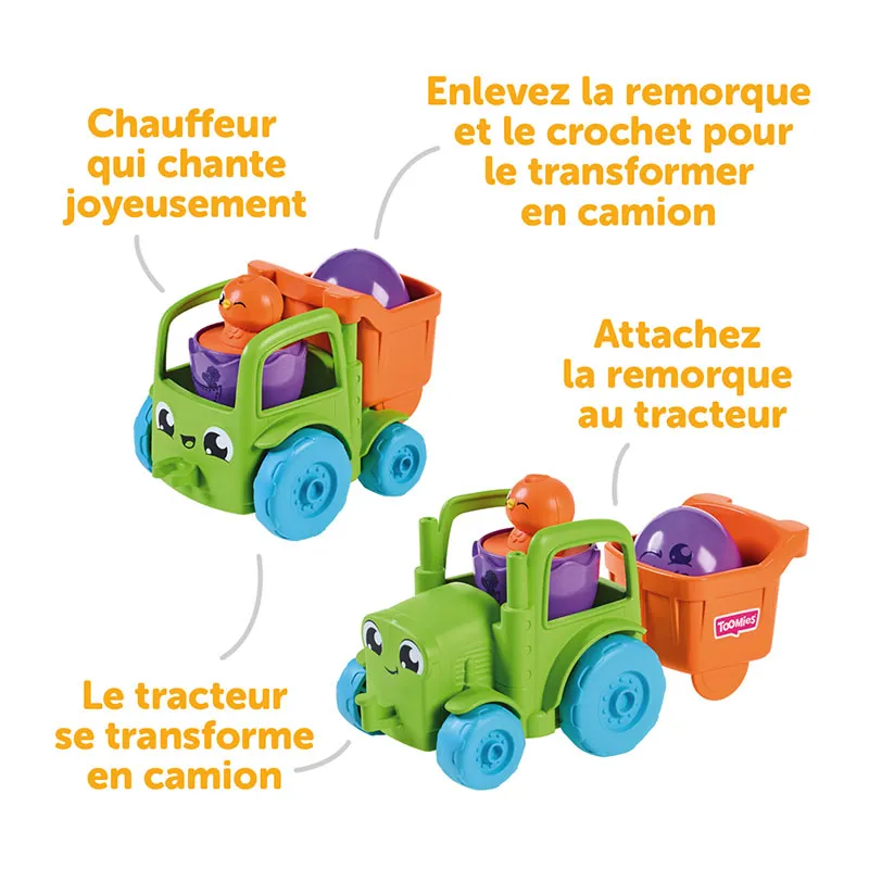 Tracteur transformable 2en1 - 12m+-14