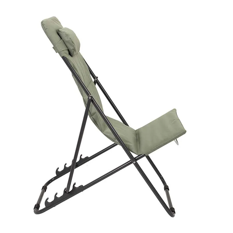 Transat pliable Corfu Vert Kaki - 82x93x56cm-2