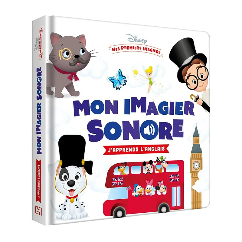 Mon imagier sonore J'apprends l'anglais Disney - 12m+-0