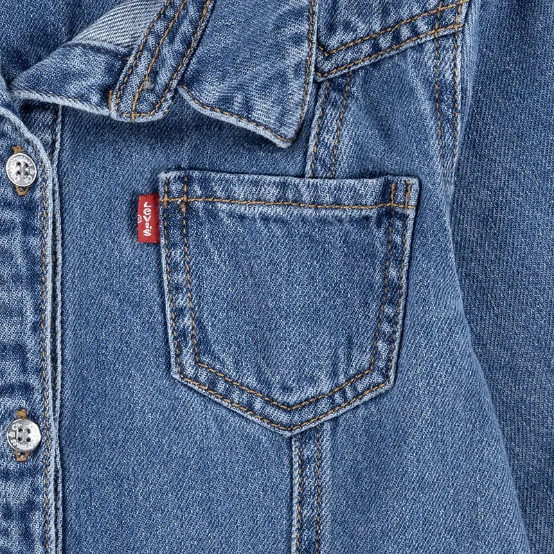 Robe chemise Western Denim - Drew me in-3