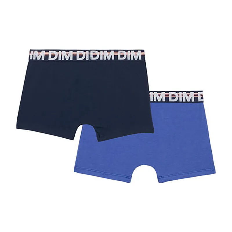 2 Boxers Garçon ÉcoDim Classic - Bleu-1