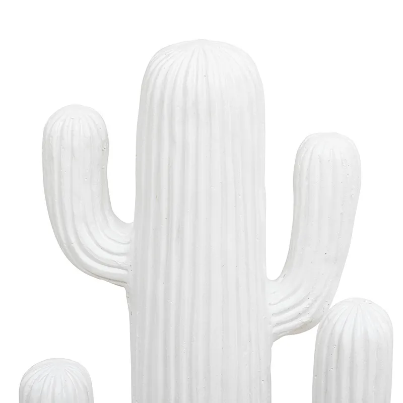 Cactus extérieur Rodrigo Blanc - 23x14x57cm-1