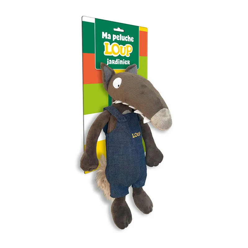Ma Peluche Loup Jardinier - 36m+-0