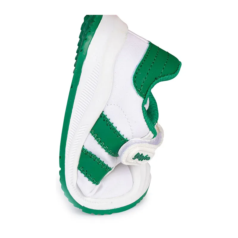 Baskets Barefoot Baby Free Toile - Blanc/Vert-3