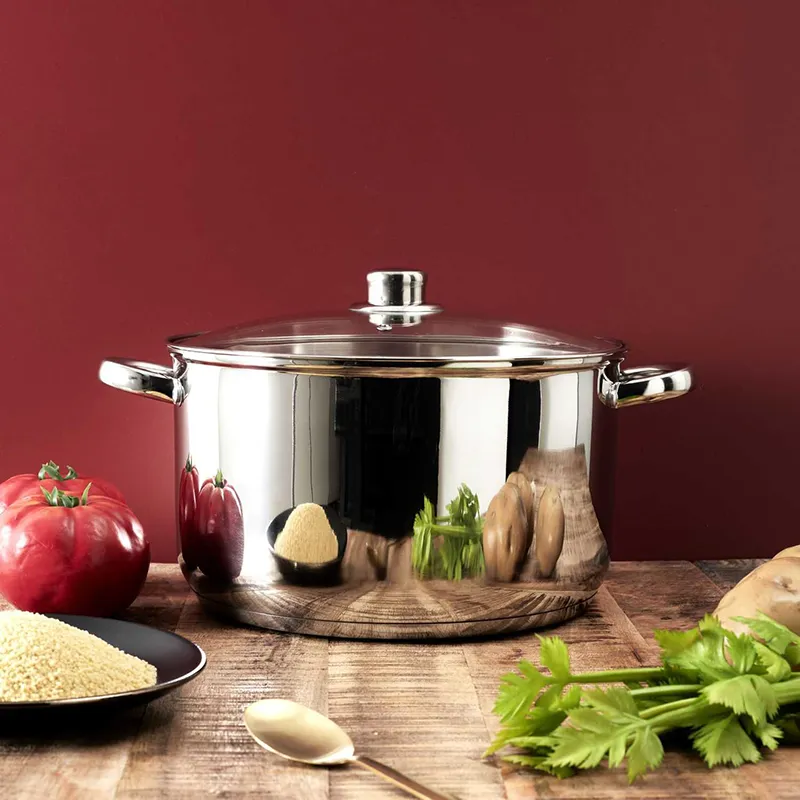 Faitout + Couvercle Induction - 10L/ø29,4cm-1