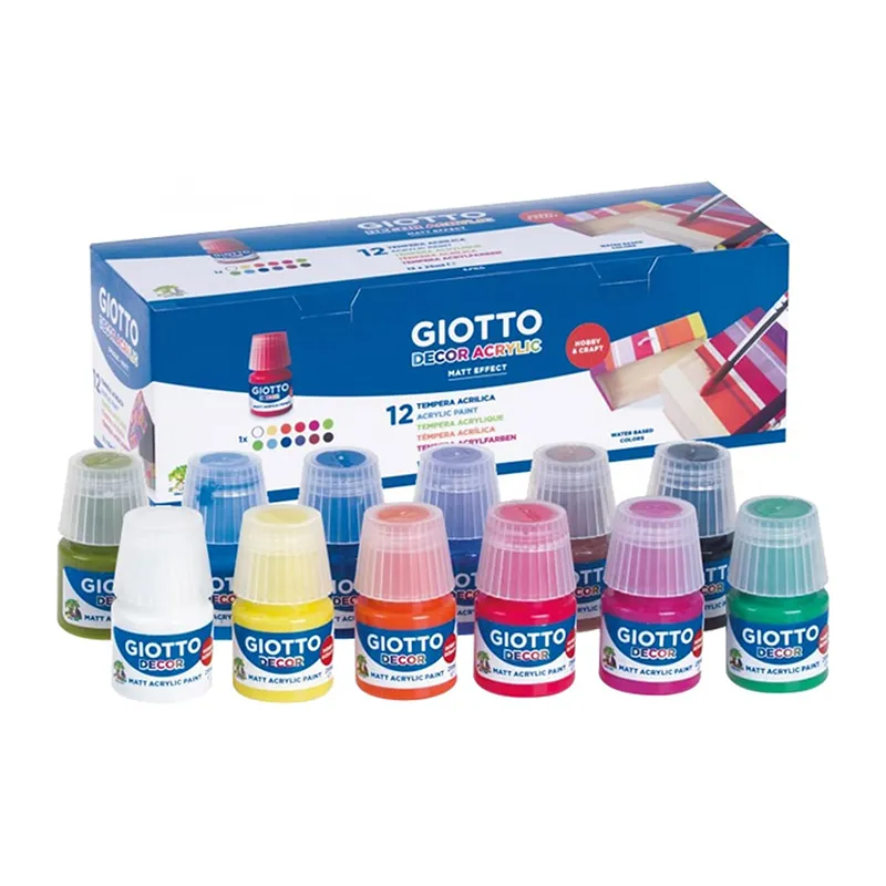12 Pots de peinture acrylique - 25ml-4