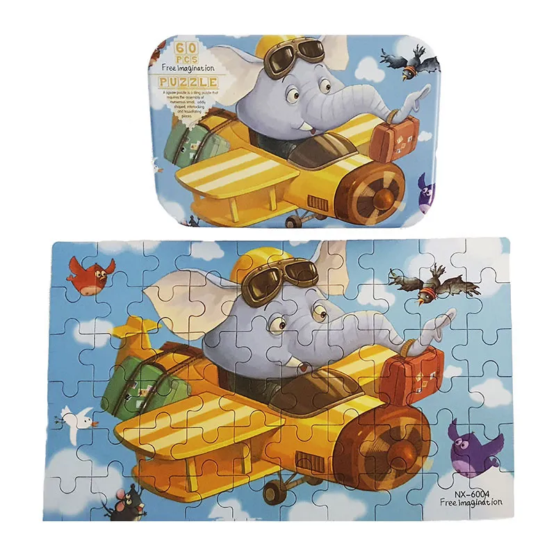 Puzzle-conte Dumbo dans les airs 60pcs - 36m+-0