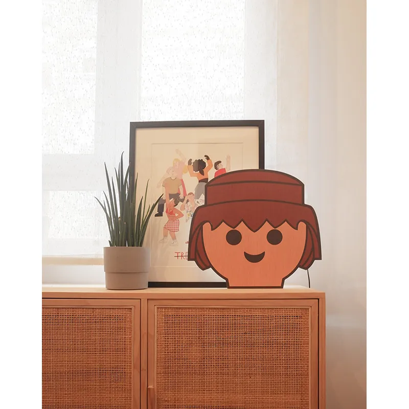Lampe décorative à poser Tête Playmobil - 50x26x4,5cm-2