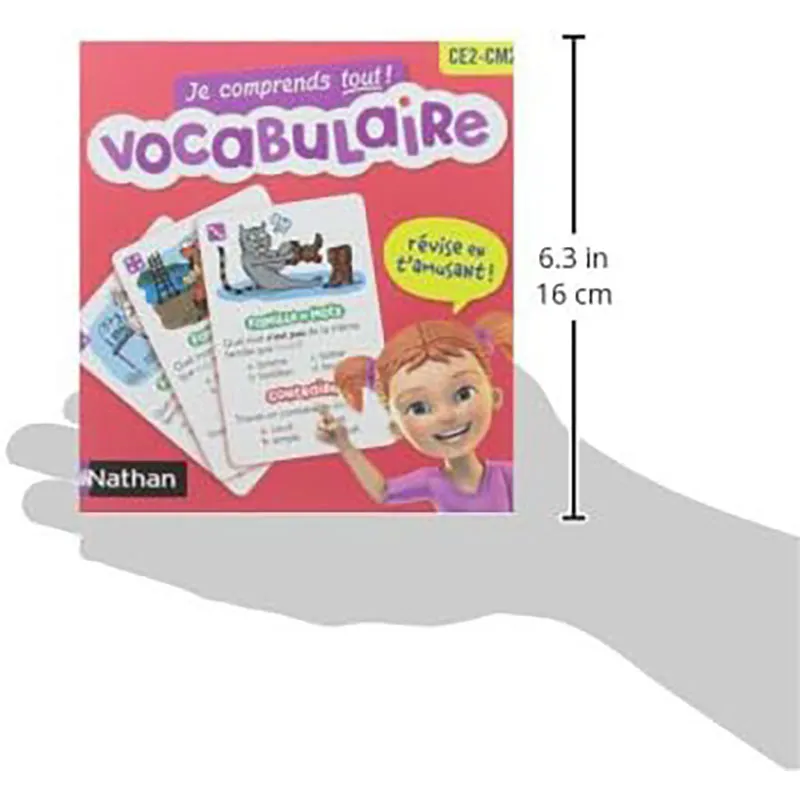 Jeu Je comprends tout Vocabulaire - 7+-3