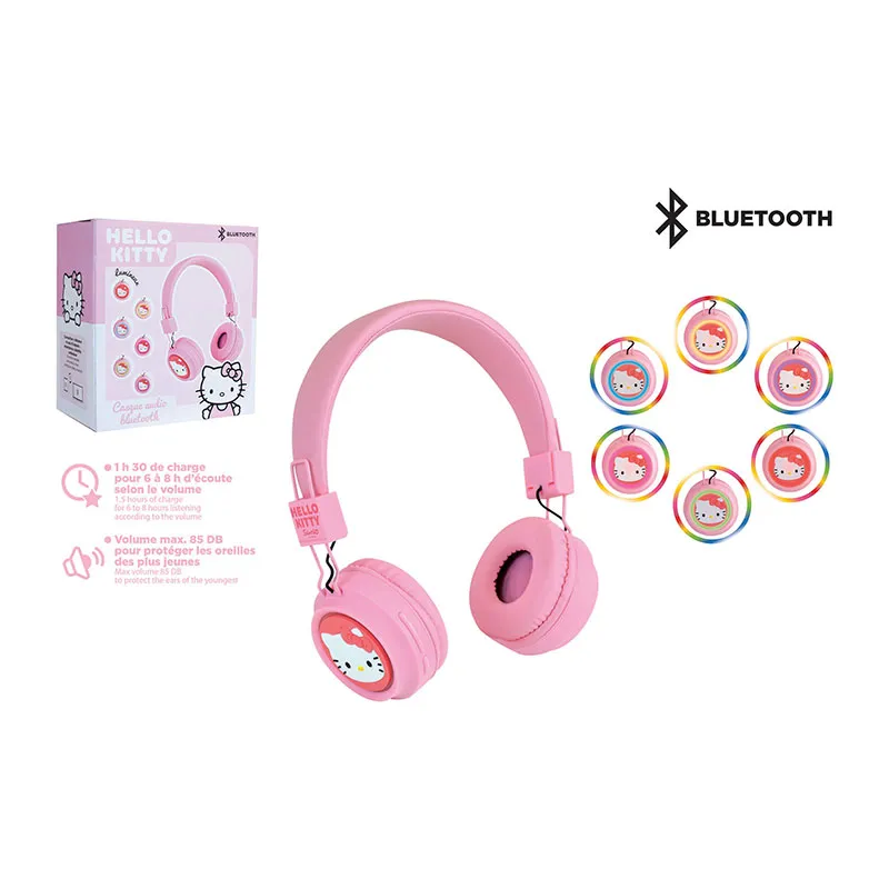 Casque Bluetooth Hello Kitty - 3+-2