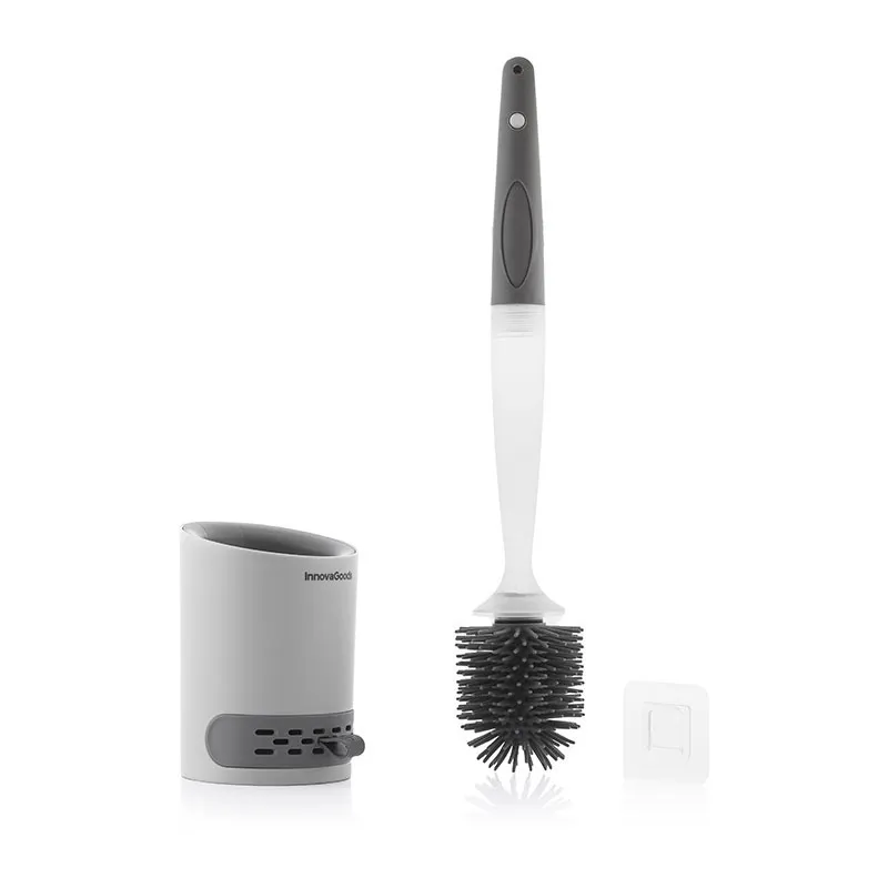 Brosse WC avec distributeur de savon - Ø10x45cm-9