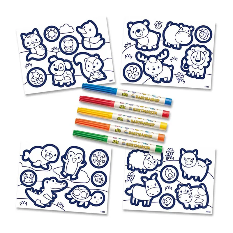 My First Autocollants à colorier - 12m+-1