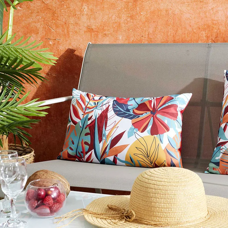 Coussin rectangle Paradis Exotique - 30x50cm-3