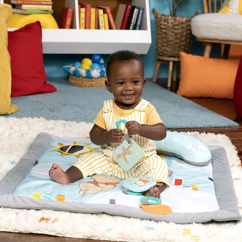 Tapis d'éveil avec arche en bois Winnie l'ourson - 0m+-5