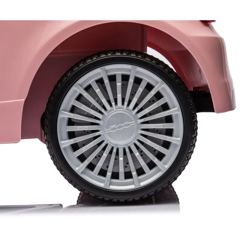 Voiture à batterie Fiat 500e Rose - 36m+-7