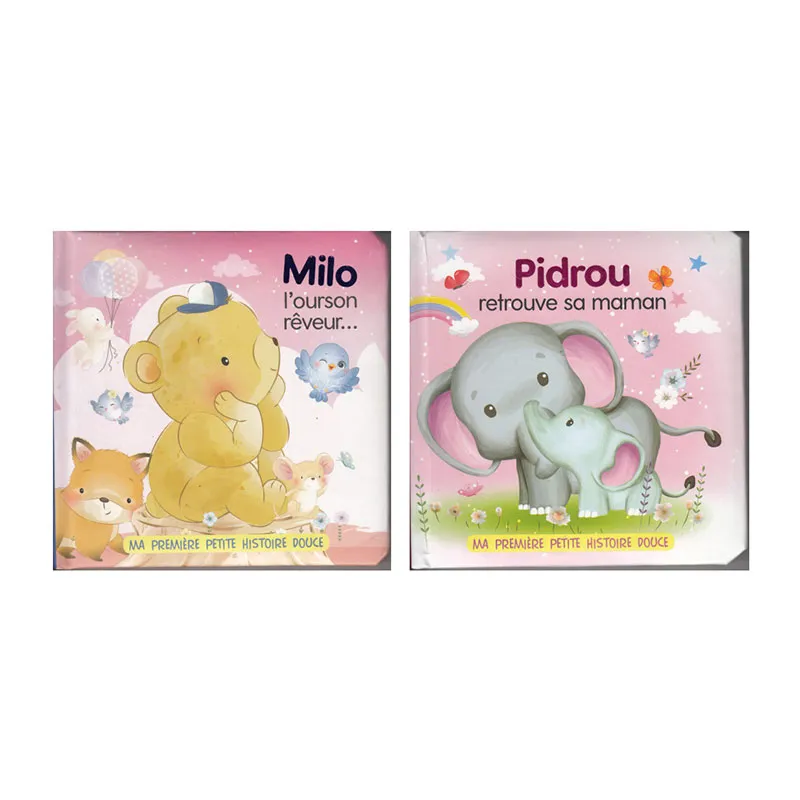 Livres cartonnés Milo l'oursn et Pidrou - 3+-0