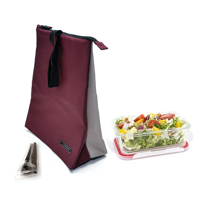 Snack Bag Soft Bordeaux/Gris-1