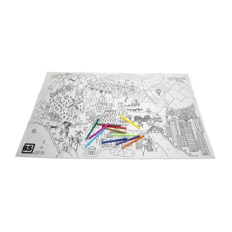 Tableau de coloriage lavable - 4+-2