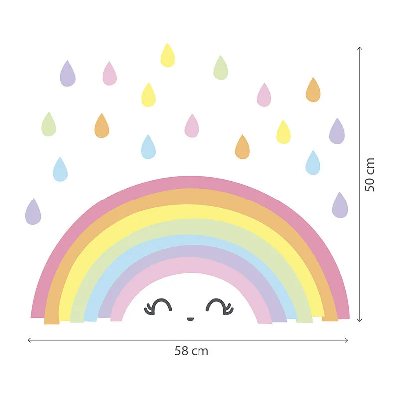 Stickers - Arc-en-ciel multicolore-4