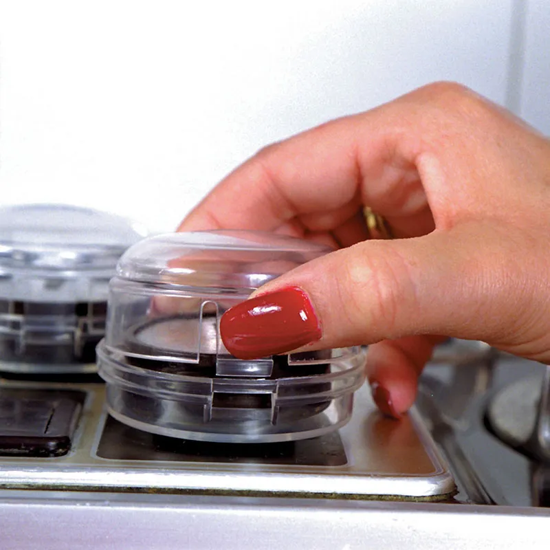 4 Couvre-bouton de cuisinière - Transparent-9