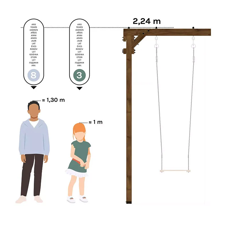 Portique 3 agrès Ulysse - 6m+-10