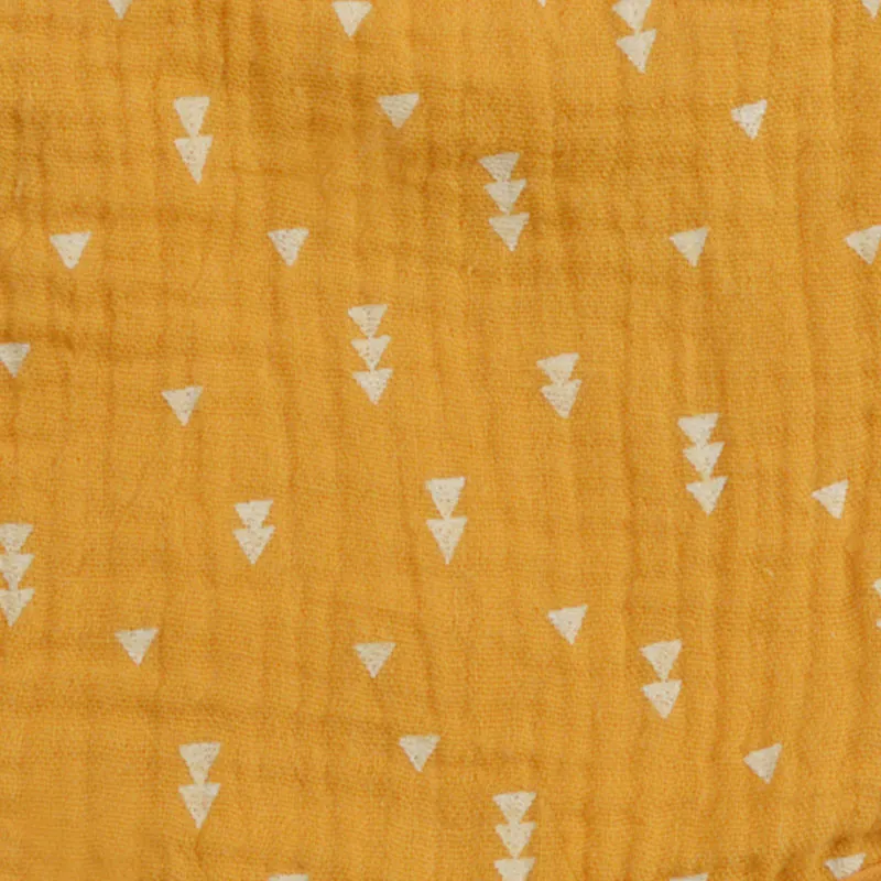 Tour de lit Gaze de coton Moutarde - 40x180cm-1