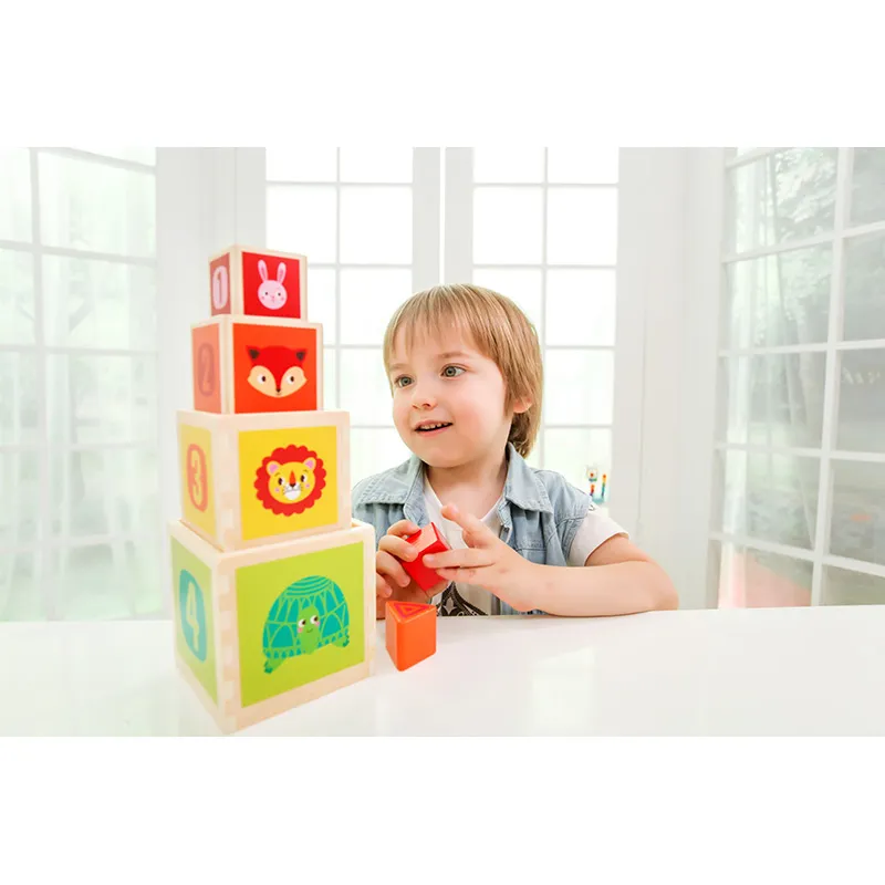 Pyramide de cubes - 12m+-5