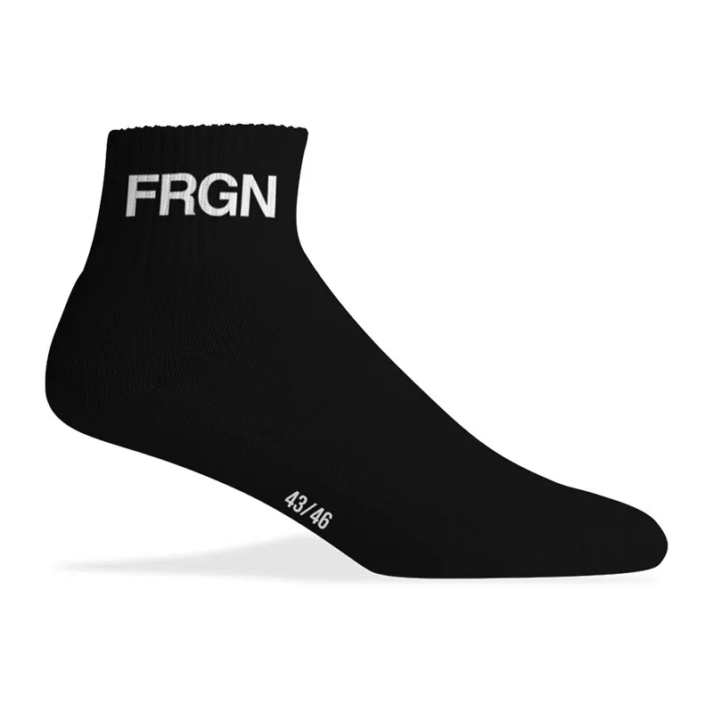 6 paires de chaussettes quarter homme Freegun noir - Blanc/Noir-1