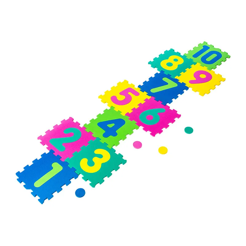 Tapis d'activités Marelle en mousse - 10m+-0