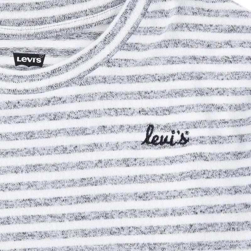 T-shirt ML tricot à rayures Junior Hacci - Dark Grey Heather-3