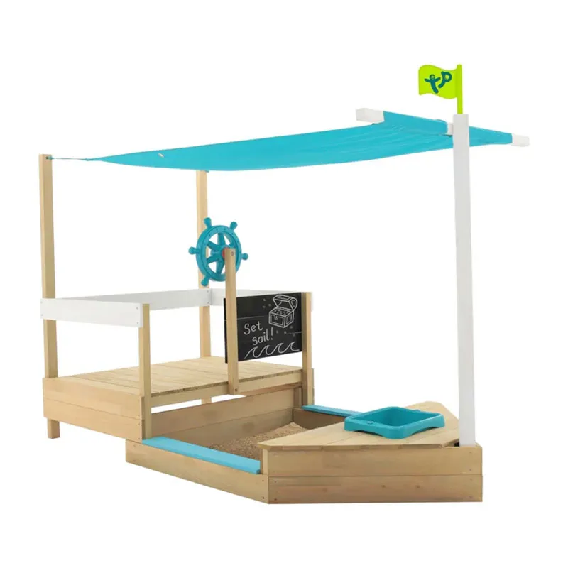 Bac à sable Bateau Pirate - 180x118cm-0