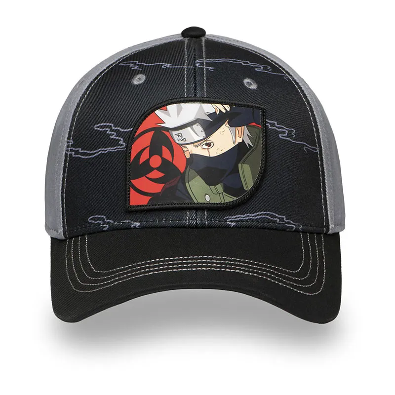Casquette baseball Naruto Shippuden Kakashi - Noir/Gris-0