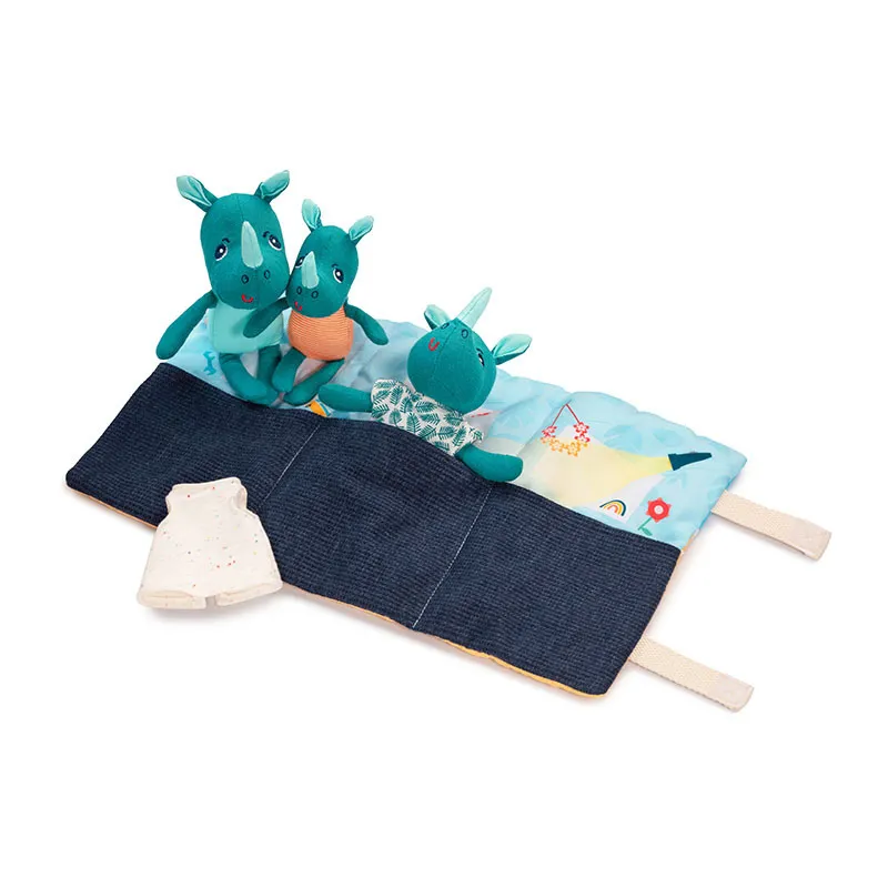 La famille de Marius le rhinocéros 4pcs - 24m+-0