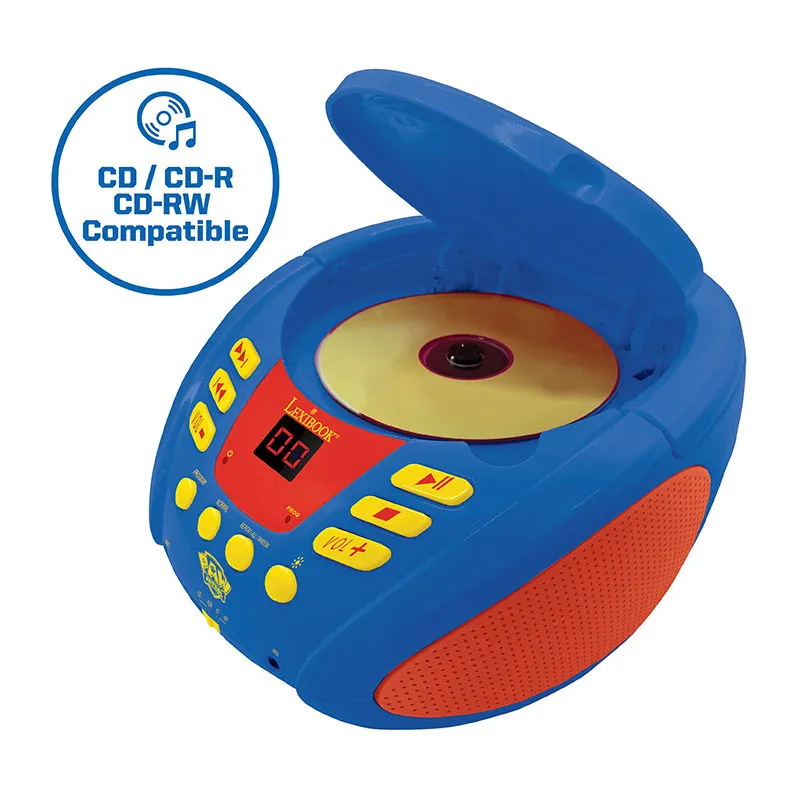 Lecteur CD Bluetooth Effets lum. Pat'Patrouille - 36m+-2