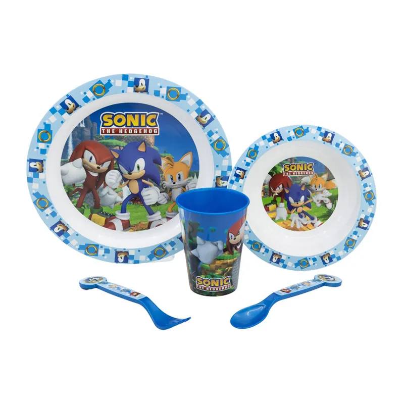 Set de repas Sonic - 5pcs-0