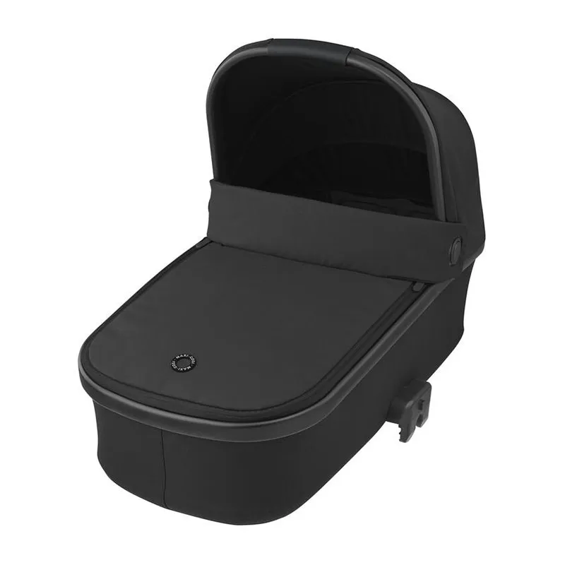 Trio Poussette Compacte Leona + Cosi Cabriofix + Nacelle Oria + Base Isofix + Adaptateurs Noir - 0m+-9